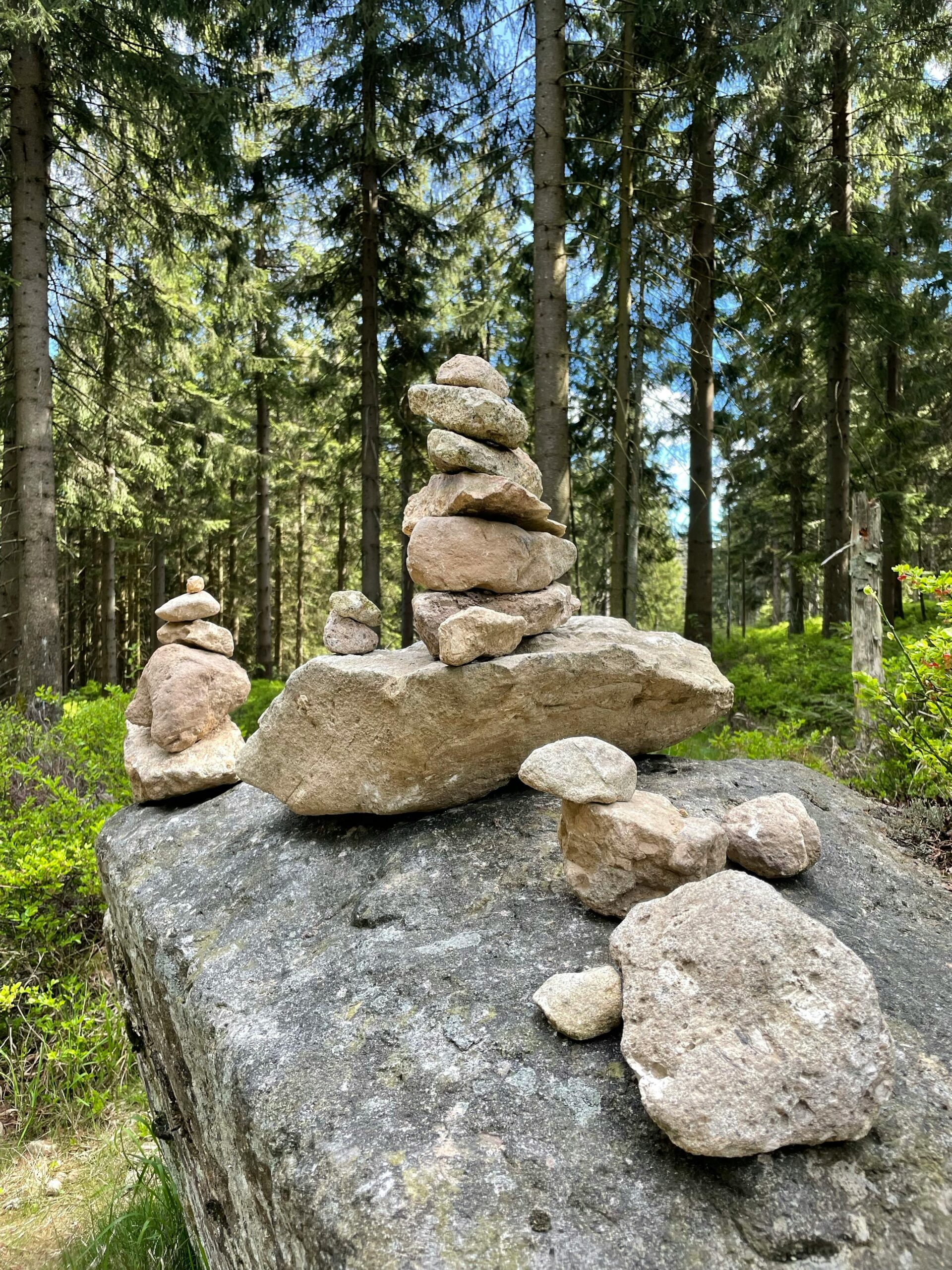 Voorbeeld van een cairn