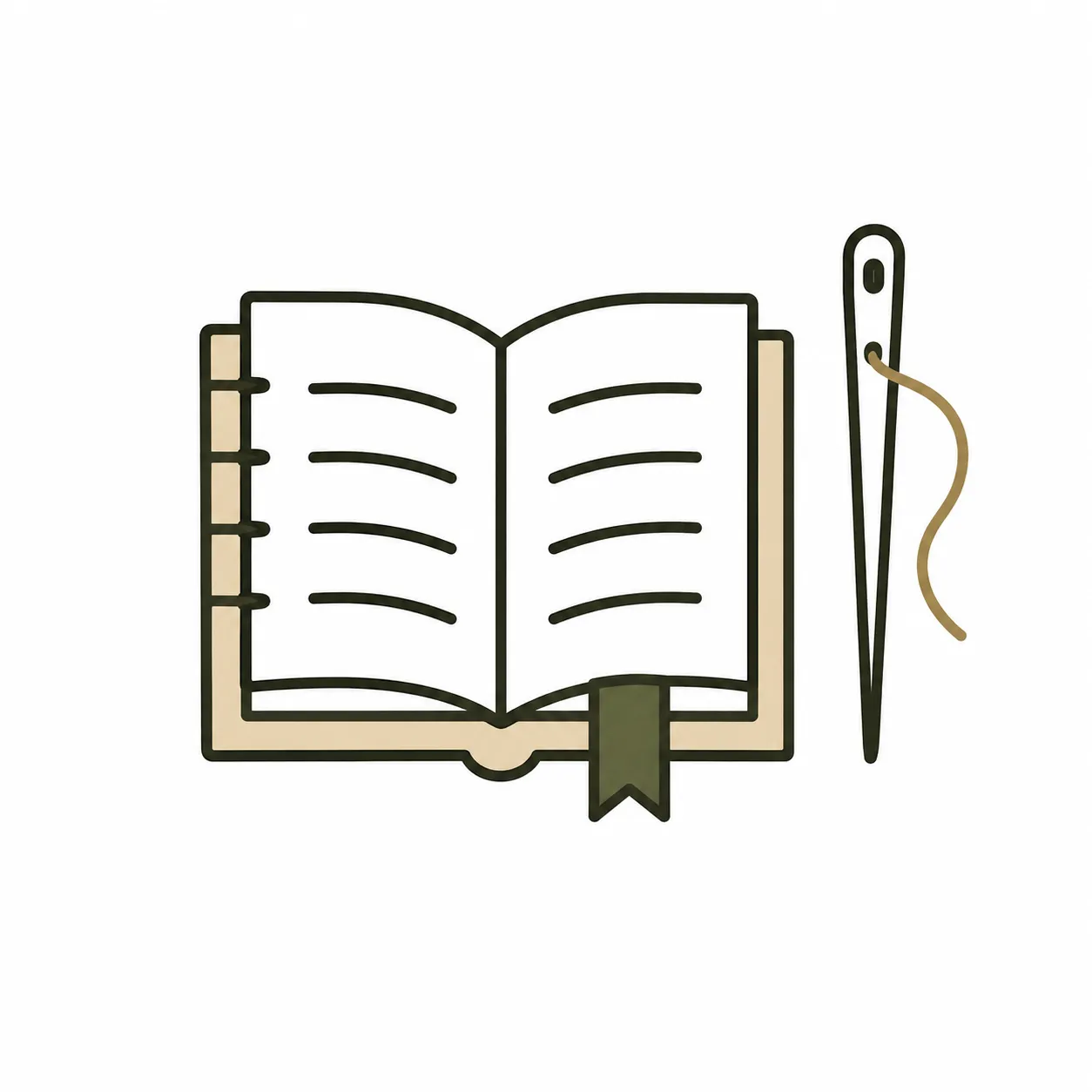 Icon voor boekbinden